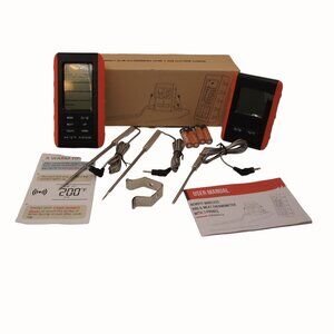 Wireless BBQ Meat Thermometer - 3 Probes Remote Digital Monitor NEW